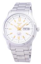 „Seiko 5 Classic“ automatinis Japonijos gamybos SNKP15 SNKP15J1 SNKP15J vyriškas laikrodis balta