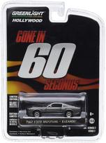 60 Šešiasdešimt Sekundžių 1967 m. Ford Mustang Shelby GT500 iš Greenlight 44670e (2000 m)    Eleanor   1/64 brown