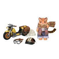 Sylvanian Families Adventure ST Mark Certified Ages Toy Dollhouse Sylvanian Families Epoch EPOCH [Tiger Bike] CO-85 3+ Co., Ltd. brown