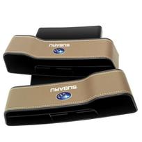 2 vnt. Automobilio sėdynės organizatorius Sandėliavimo dėžutė plyšiams, tarpams Automobilio aksesuarai Subaru Legacy LEVORG WRX Outback XV Forester Ascent Exiga SOLTERRA Tribeca 2pcs smėlis