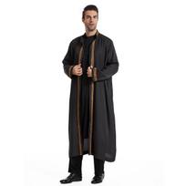 Vyriškas chalatas TH830 - Populiarus stilius Medium juoda