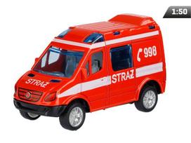 Model 1:50, Mercedes-Benz Sprinter Mini, STRAŻ, czerwony 1