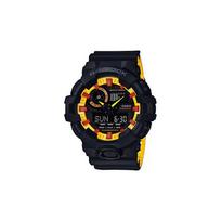 CASIO Unisex Liquid Crystal/Analog Dual Display Series Watch GA-700BY-1A GA-700BY-1A Black, Yellow black