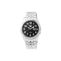 SEIKO No. 5 Series Fashionable Calendar Automatic Men's Watch Black Dial SNK381K1 juoda
