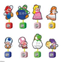 BANDAI Super Mario Brothers Wonder Skydelio laikiklis saldainiai guma (16 vienetų) Žaislas/kramtymas (Super Mario) blue
