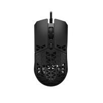 ASUS žaidimų pelė TUF Gaming M4 Air Ultralight 47g 16 000 dpi 6 programuojami mygtukai IPX6 vandeniui atspari antibakterinė laidinė juoda juoda