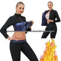 Moterų ekstremalus prakaito sauna kostiumas: Sportas, Joga, Bėgimas - Prakaitą sugeriantis, Prigludęs. Small beige