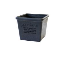 Yawata Kasei Hable Eco Puodas Kvadratinis BK 120 214977 Juodas juoda