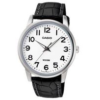 Casio Men's Leather / Metal Watch MTP-1303L-7B / MTP-1303D-7B MTP-1303L-7B gray