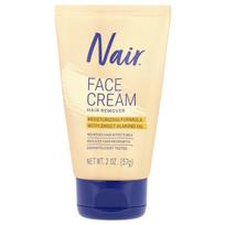 Nair, Veido kremas plaukų šalinimui, 2 uncijos (57 g) beige
