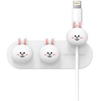 Elago Line Friends Magnetic Cable Management (3 pieces), Cony, 3 pieces white