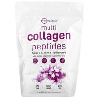 Kelių kolageno peptidai, tipai I, II, III, V, X, Beskonis, 907 g (2 svarai)