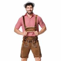 Vokiškas Oktoberfest Bavariškas Vyriškas Alaus Kostiumas Cosplay M brown