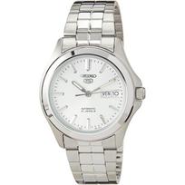 Vyriškas laikrodis „Seiko 5 Automatic 21 Jewels SNKK87 SNKK87K1 SNKK87K“ sidabras