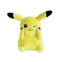 Pokemon Wink Pikachu pliušinis žaislas, mišrios spalvos, 25 cm, populiarūs korėjiečių žaislai mažiems vaikams yellow