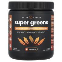 NutraChamps, Super Greens, Superfoods, Probiotic, Enzyme, Mango Flavor, 9.31 oz (264 g)