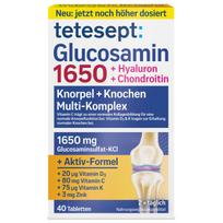 [Atnaujinimas] tetesept Tetesept Gliukozaminas 1650 40 pakelių