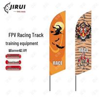 FPV Drone Racing Obstacle Flags orange
