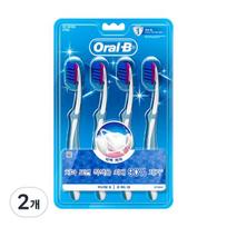 Oral-B Proflex 3D White Toothbrush, 4 packs, 2 pieces blue