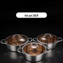 ARKIE 304 Stainless Steel 16cm Saucepan black