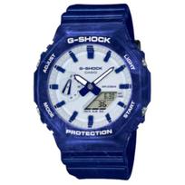 Casio GA-2100 Series 200M Water Resistant Quartz Movement Resin Strap Watch Men watches White GA2100BWP-2A White Dial white