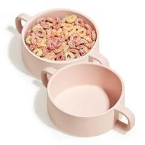 Mother K silicone both hands weaning ball air, baby pink, 2 pcs., Popular Korean parenting items beige