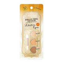 KOSE Fortune Dolly Peel Eye Color 02 Eye Shadow 3 Color Palette beige