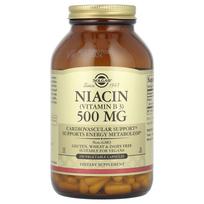 Solgaras, niacinas (vitaminas B3), 500 mg, 250 augalinių kapsulių