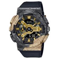 Casio Waterproof Shockproof Quartz Movement Resin Strap Watch Unisex Watches Gold GM-114GEM-1A9PR Random Watch Box black