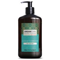 Arganicare Argano aliejaus nenuplaunamas plaukų kondicionierius garbanotiems plaukams, 400 ml, 1 vnt. black
