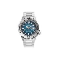 SEIKO Prospe Mechaninis judėjimas Nerūdijančio plieno apyrankė Laikrodis Vyriški laikrodžiai Mėlynas ciferblatas SRPH75K1 Blue Dial gray