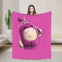 Oddbods šou (TV pledai Kokybiški Super minkšti Mieli animacinių filmų metami pledai Žiemai Kelionėms Sofa Lova Gatvės tendencija Lovatiesė 130x150cm