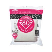 Hario V60 Popierinis filtras 02W 100 vnt. (VCF-02-100W) pink