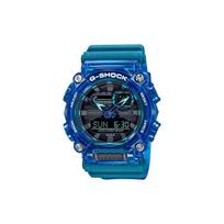 Casio G-Shock Sound Waves Series Dual Display Quartz Watch Men watches Black GA-900SKL-2A Black Dial blue