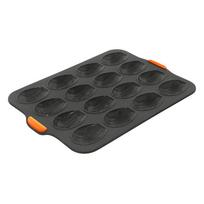 Bakemaster silikoninė madlenų forma (16 puodelių)