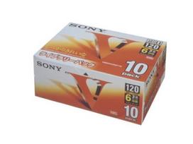 SONY įrašymo VHS vaizdo kasetė 120 minučių 10 tomų standartinė 10T120VL gray
