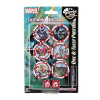 Marvel Kapitonas Amerika ir Keršytojai Kauliukų ir Žetonų Rinkinys