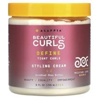 Alaffia, Beautiful Curls, Styling Cream, 8 fl oz (235ml) pink