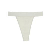 Moteriškos aukšto juosmens besiūlės medvilninės kelnaitės Invisible Thong moterims Seksualios XL white