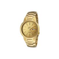SEIKO Automatic Mechanical Movement Stainless Steel Strap Watch Men's Watches Gold Dial SNKA10K1 Gold Dial beige