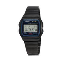 CASIO Unisex Juodas Laikrodis F-91W-1- Black black