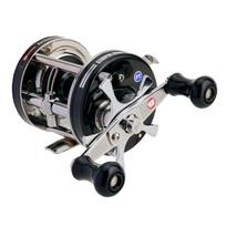 Abu Garcia AMB.6501 Striper Black Striper Black Kairiarankis apvalus ritės Classic Švedija gray