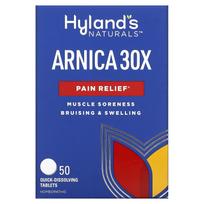 Hyland's Naturals, Arnica 30X, 50 greitai tirpstančių tablečių