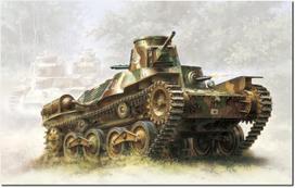 PASAULIO TANKAI Antrojo pasaulinio karo Japonijos armijos lengvasis tankas Type 95 Ankstyvasis modelis Plastikinis modelis MD009 MONO/Dragon 1/35 Ha-go (Tankas) black