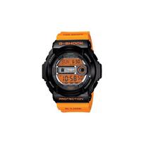 Casio G-LIDE serija 200m atsparumas vandeniui kvarcinis mechanizmas dervos apyrankė japoniškas ir korėjietiškas laikrodis vyriškas laikrodis oranžinis ciferblatas GLX-150-4