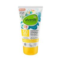 alverde NATURKOSMETIK Vaikų apsauginis kremas nuo saulės SPF50 150ml white