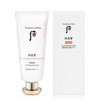 THE WHOO Gongjinhyang Jinhaeyoon Fresh Sun 60ml Hypoallergenic Whitening Sunscreen SPF50+ PA++++ white