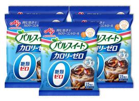 Pulsweet Zero Calorie Sweetener 15 Portions per Bag 5 Bags Same Sweetness as Gum Syrup blue