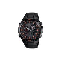 Casio EDIFICE stainless steel case black strap 100 meters waterproof quartz movement men's watch quartz movement stainless steel strap EQW-M1100DC-1A1 juoda