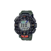 Casio PRO TREK Serija-PRG Serija Lauko Alpinizmo Saulės Energija Mados Sportinis Vandeniui Atsparus Kvarcinis Mechanizmas Dervos Dirželis Japonų ir Korėjiečių PRG-240-3 juoda